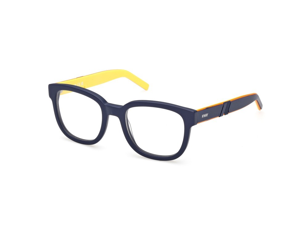 Occhiali da vista K-Way KW5007 (091) colore blu opaco - blu/monocolore forma rotondo 