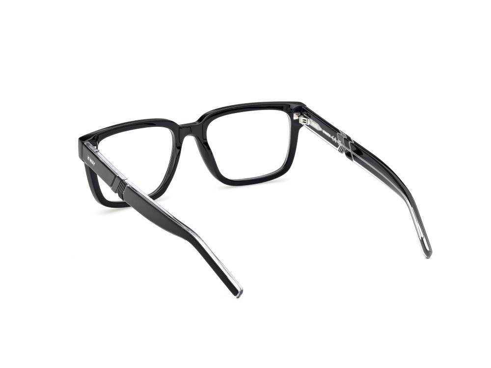 Occhiali da vista K-Way KW5008 (001) colore nero lucido - nero/cristallo forma quadrato 