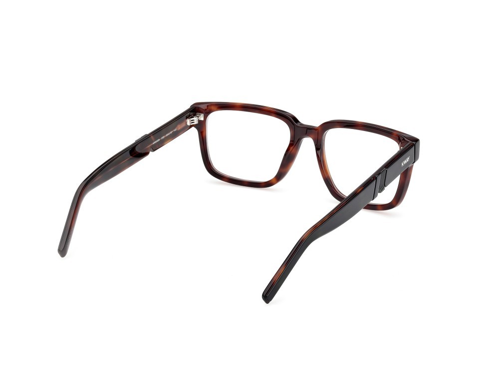 Eyeglasses K-Way KW5008 (052) color avana scura - verde chiaro/avana shape square 