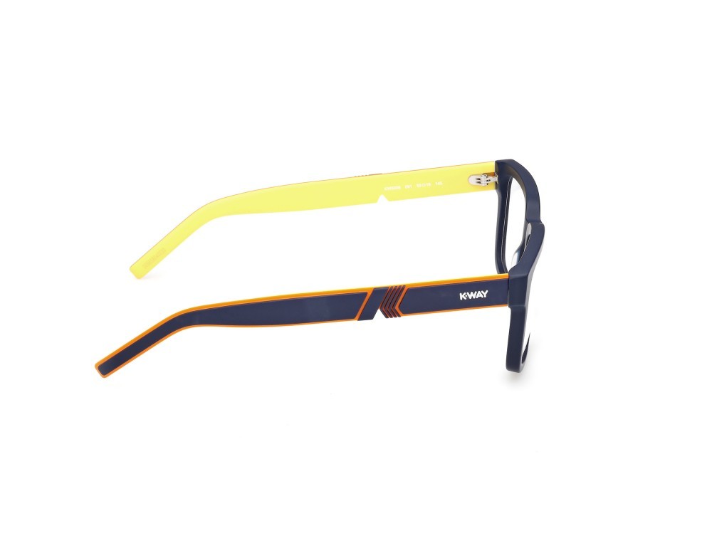 Occhiali da vista K-Way KW5008 (091) colore blu opaco - blu/monocolore forma quadrato 