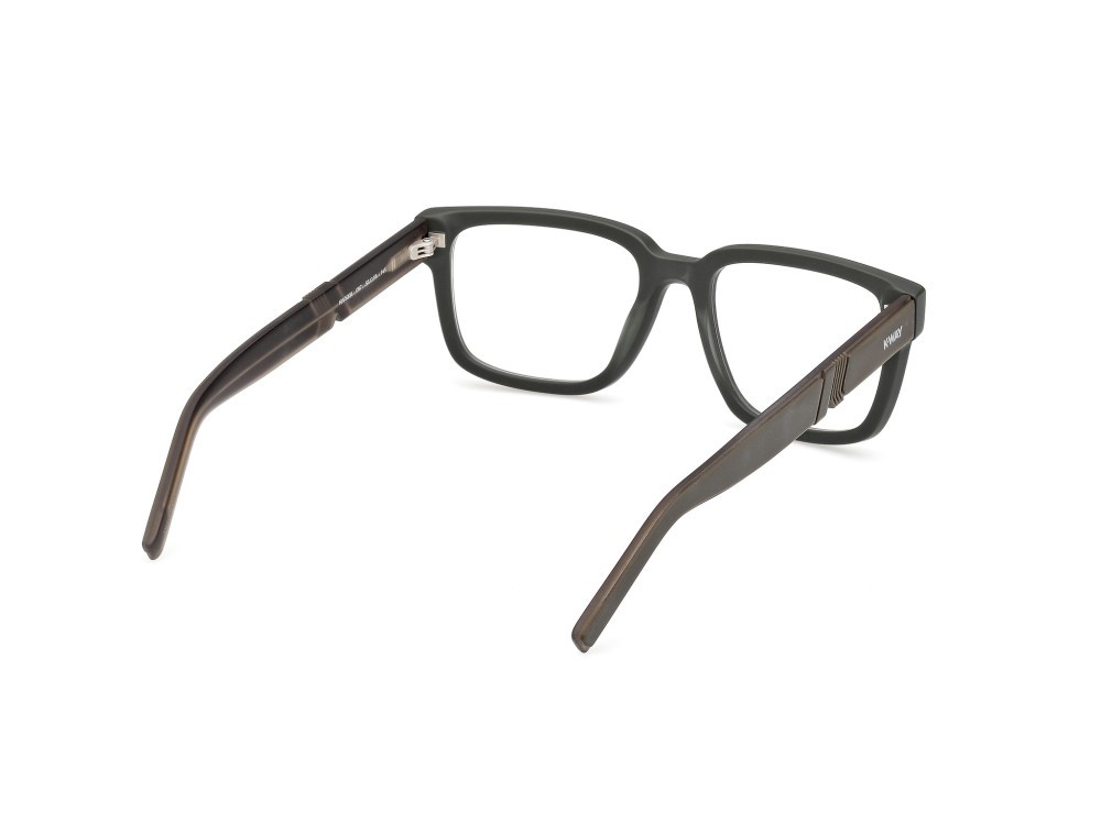 Occhiali da vista K-Way KW5008 (097) colore verde scuro opaco - verde scuro/monocolore forma quadrato 