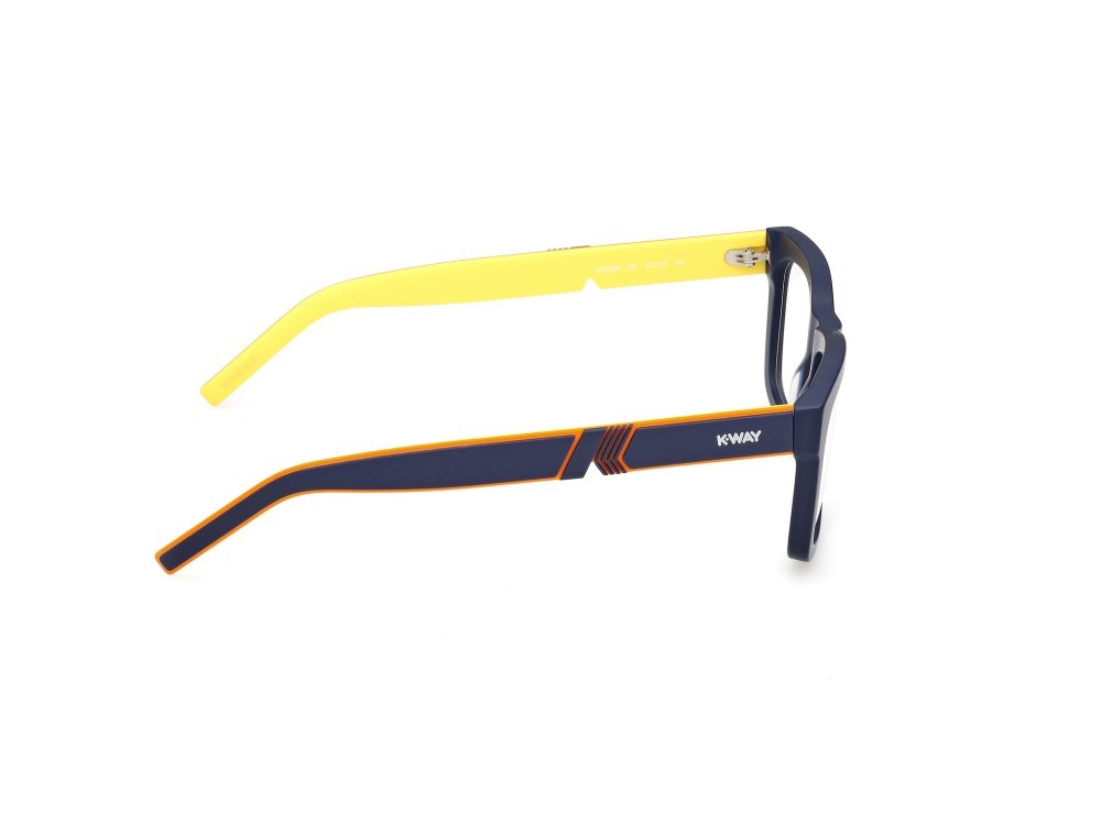 Occhiali da vista K-Way KW5009 (091) colore blu opaco - blu/monocolore forma rettangolare 