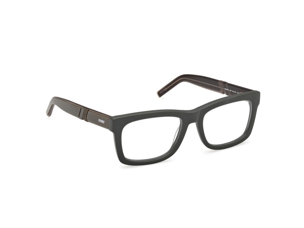 Occhiali da vista K-Way KW5009 (097) colore verde scuro opaco - verde scuro/monocolore forma rettangolare 