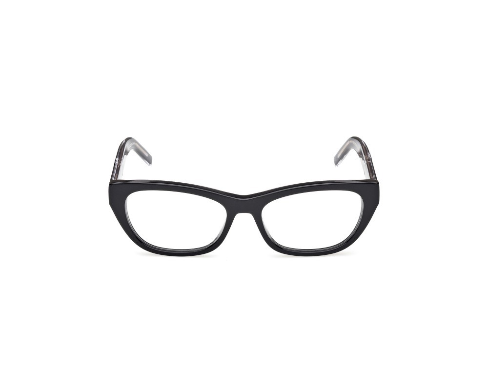 Eyeglasses K-Way KW5010 (001) color nero lucido - nero/cristallo shape cat eye 
