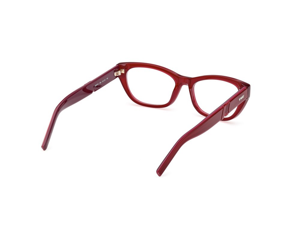 Eyeglasses K-Way KW5010 (069) color bordeaux lucido - bordeaux/monocolore shape cat eye 