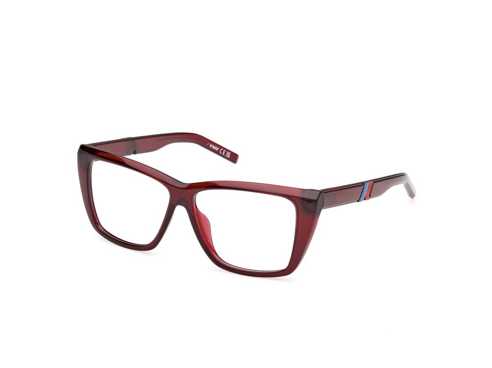 Eyeglasses K-Way KW5013 (069) color bordeaux lucido shape butterfly 