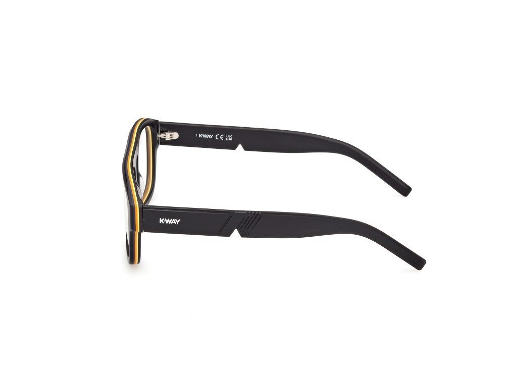 Occhiali da vista K-Way KW5016 (002) colore nero opaco forma rettangolare 