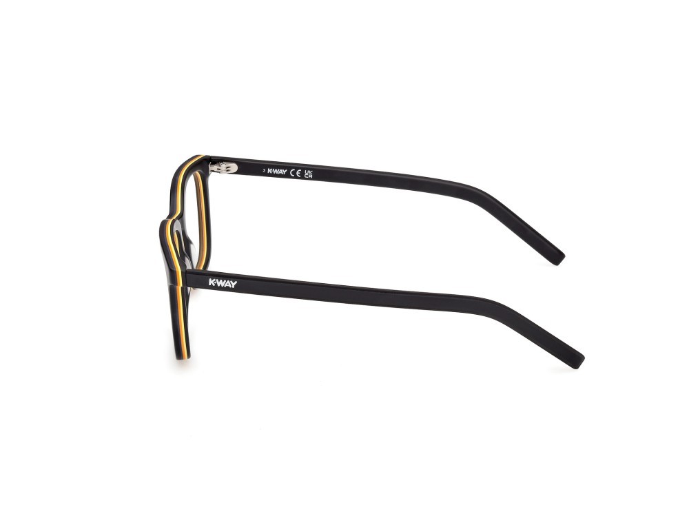 Occhiali da vista K-Way KW5017 (002) colore nero opaco forma rettangolare 