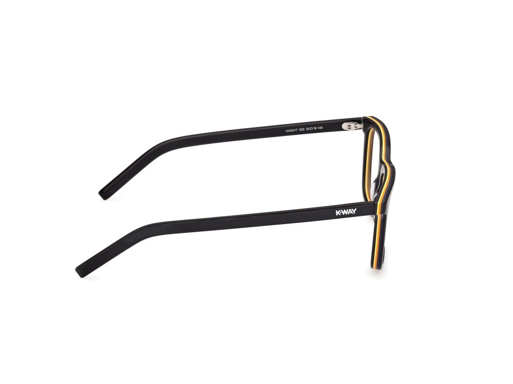 Occhiali da vista K-Way KW5017 (002) colore nero opaco forma rettangolare 