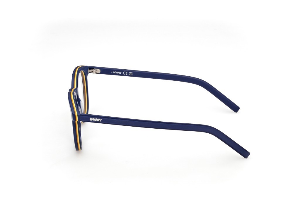 Occhiali da vista K-Way KW5018 (091) colore blu opaco forma rotondo 