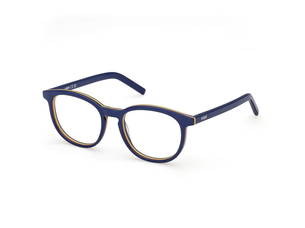 Occhiali da vista K-Way KW5018 (091) colore blu opaco forma rotondo 