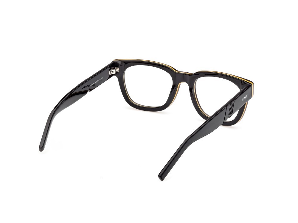 Occhiali da vista K-Way KW5019 (001) +clip-on colore nero lucido forma rettangolare 