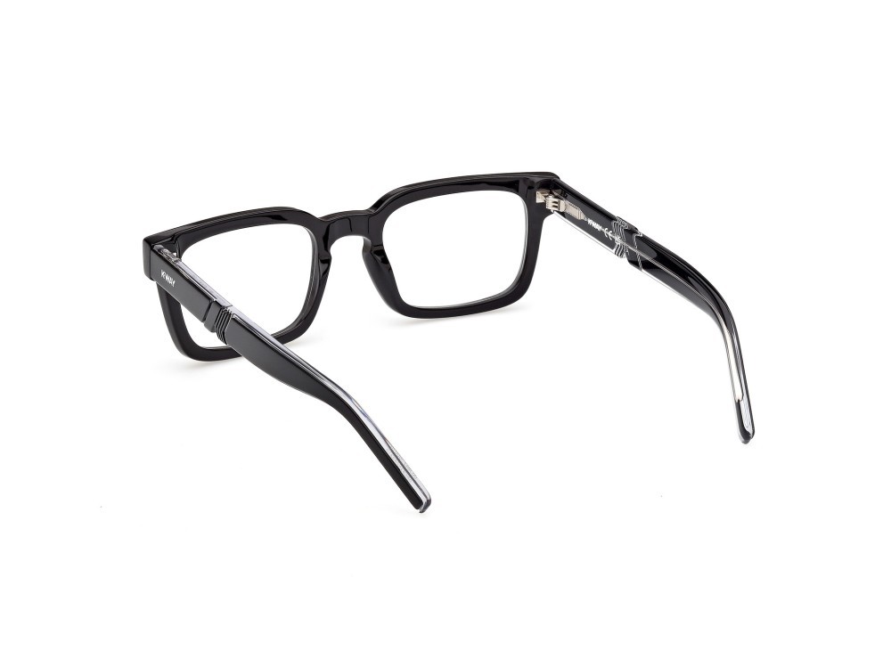 Occhiali da vista K-Way KW5021 (001) colore nero lucido - nero/cristallo forma rettangolare 