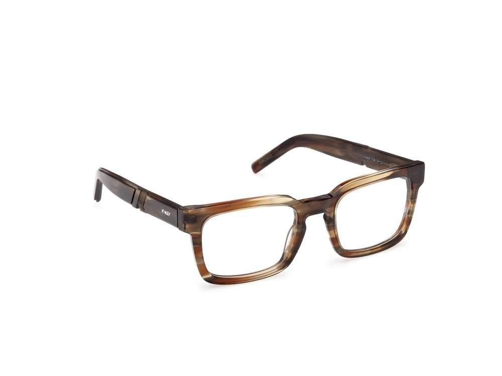 Eyeglasses K-Way KW5021 (050) color marrone chiaro/striato shape rectangle 