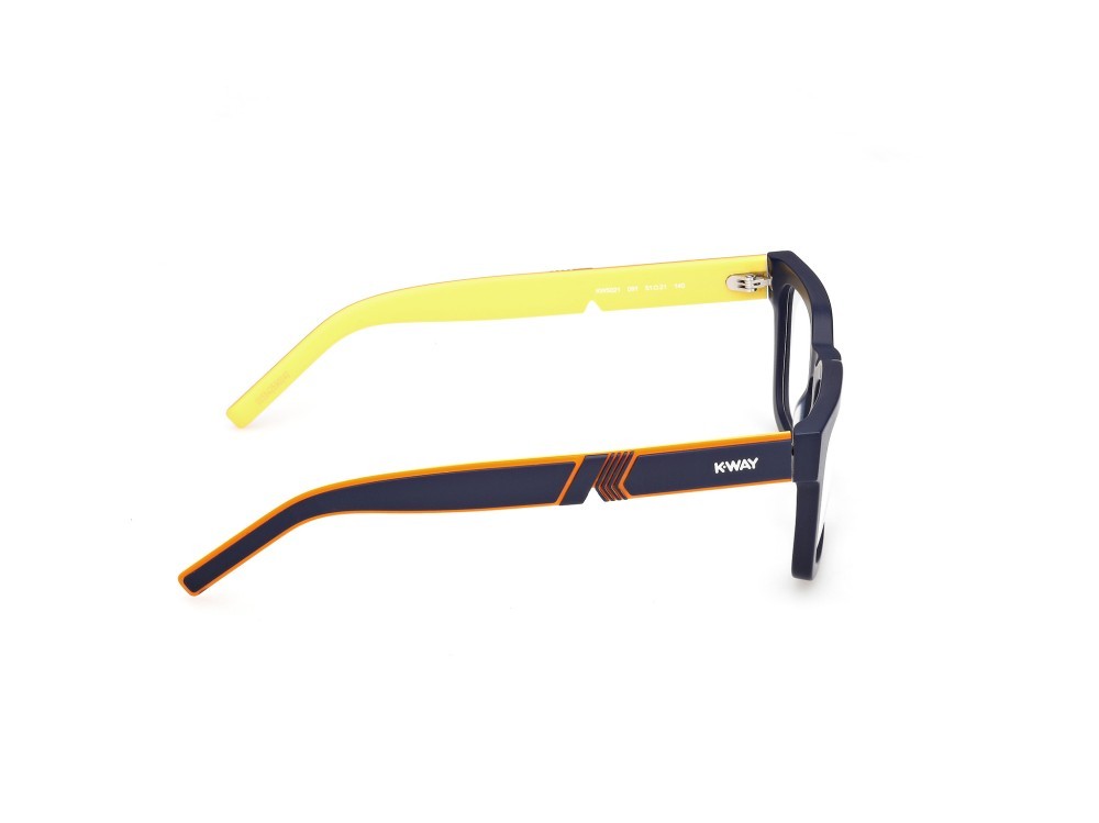 Occhiali da vista K-Way KW5021(091) colore blu opaco - blu/monocolore forma rettangolare 