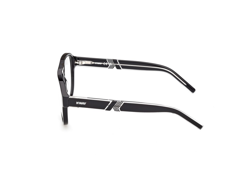 Eyeglasses K-Way KW5022 (001) color nero lucido shape aviator 