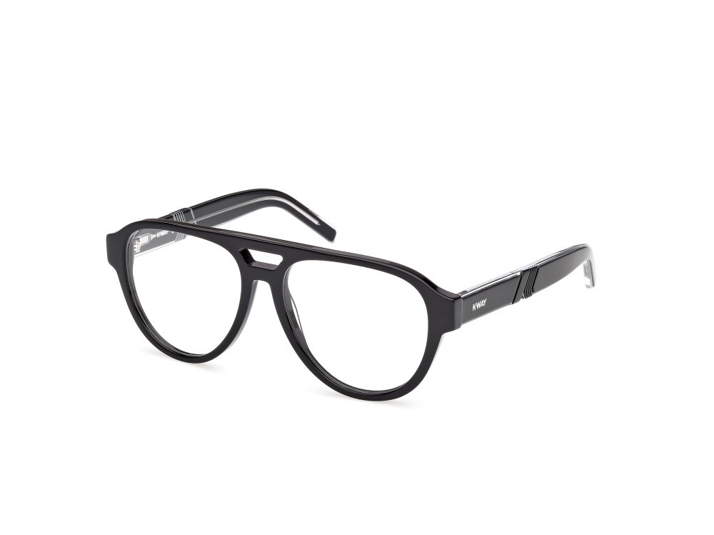 Eyeglasses K-Way KW5022 (001) color nero lucido shape aviator 