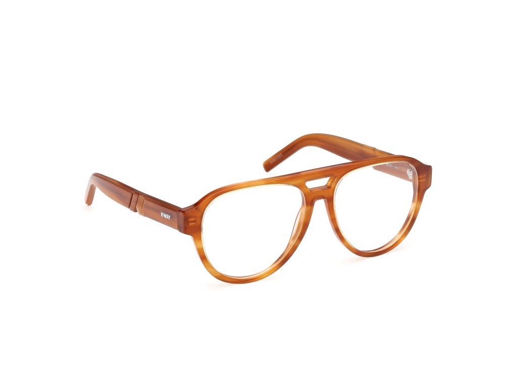 Eyeglasses K-Way KW5022 (041) color giallo/striato shape aviator 