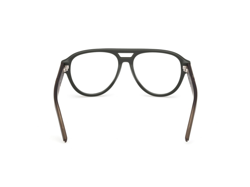 Eyeglasses K-Way KW5022 (097) color verde scuro opaco shape aviator 