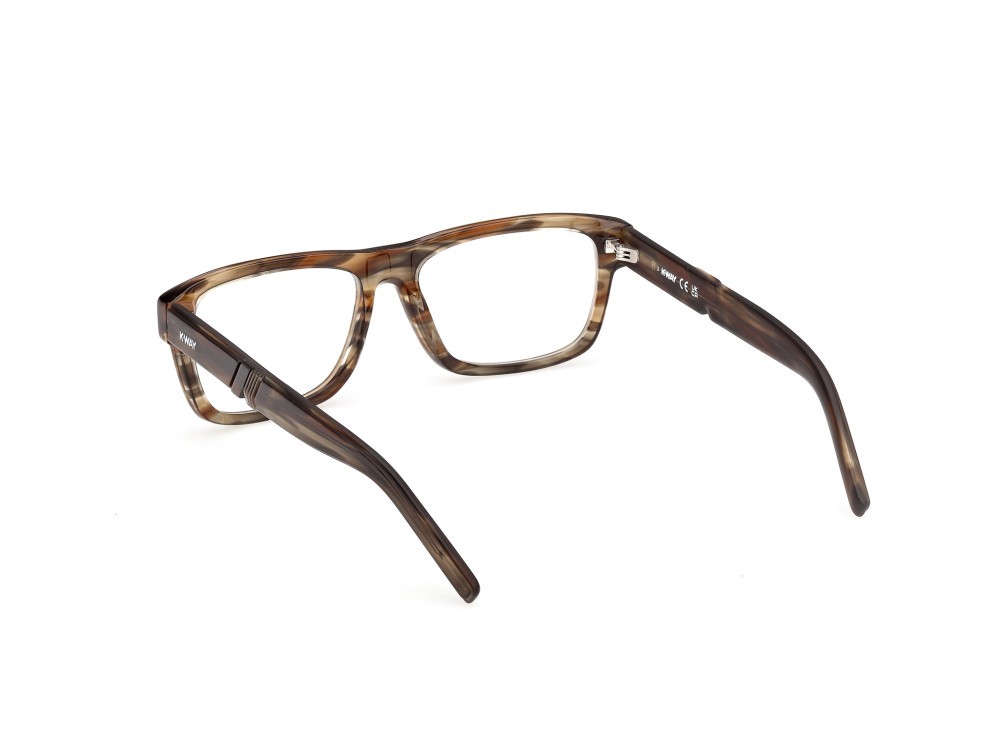 Eyeglasses K-Way KW5023 (050) color marrone chiaro/striato shape rectangle 