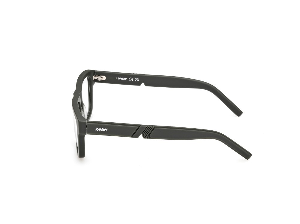 Occhiali da vista K-Way KW5023 (097) colore verde scuro opaco forma rettangolare 