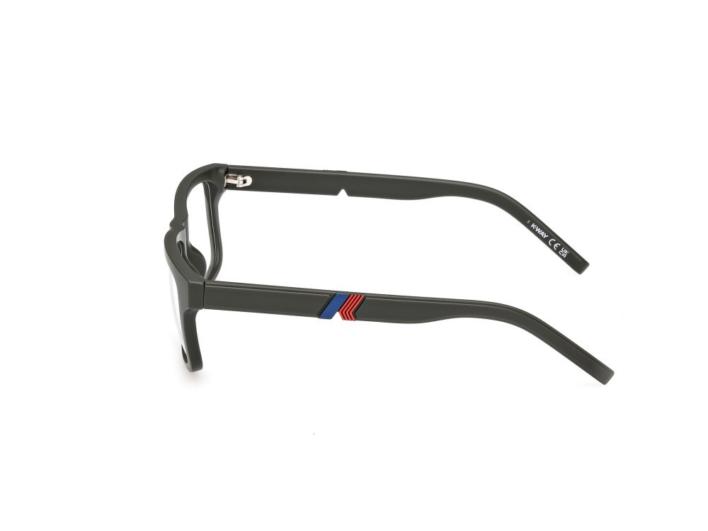 Occhiali da vista K-Way KW5025 (097) colore verde scuro opaco forma rettangolare 