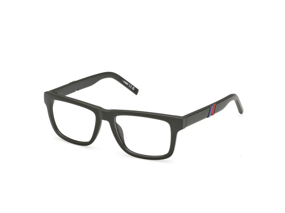 Occhiali da vista K-Way KW5025 (097) colore verde scuro opaco forma rettangolare 