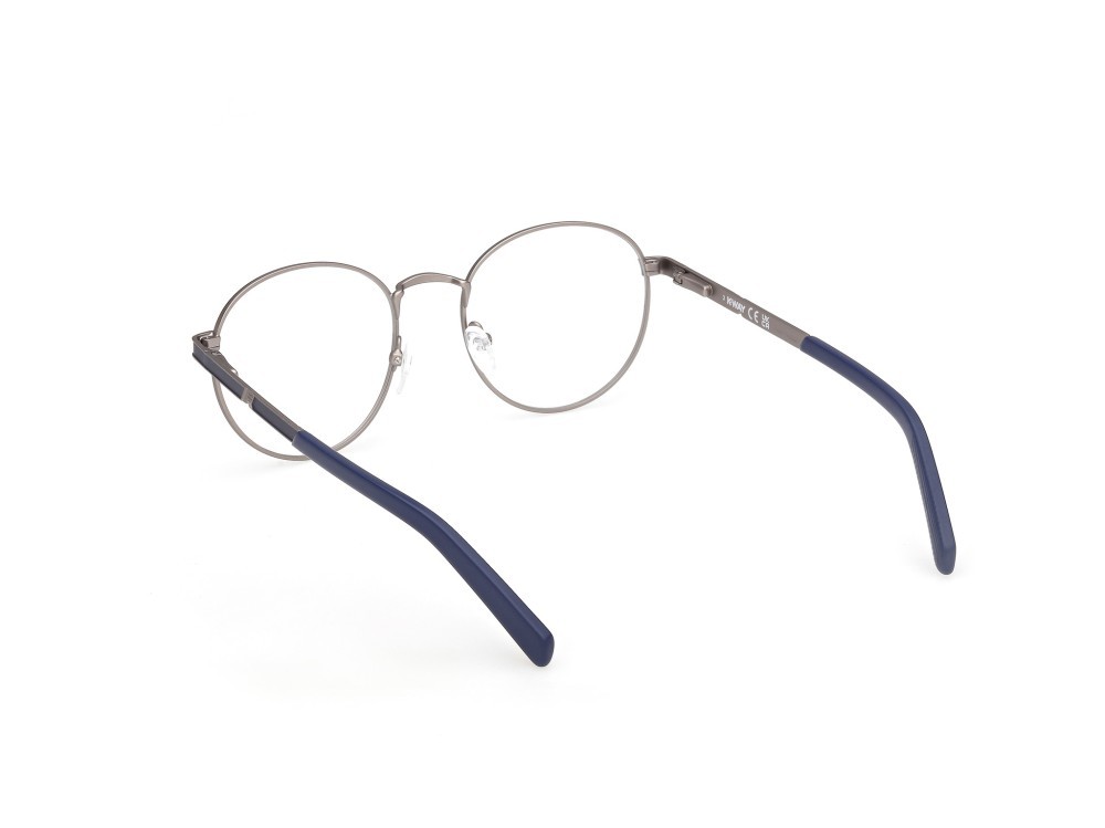 Eyeglasses K-Way KW5026 (015) color rutenio chiaro opaco - blu opaco shape round 