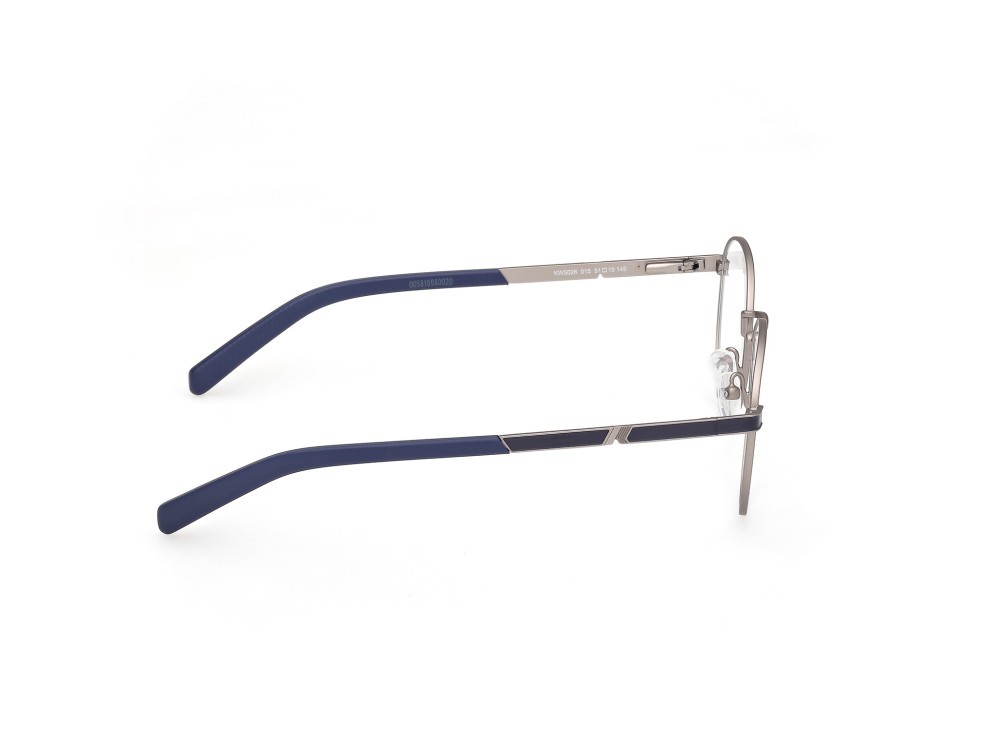 Eyeglasses K-Way KW5026 (015) color rutenio chiaro opaco - blu opaco shape round 