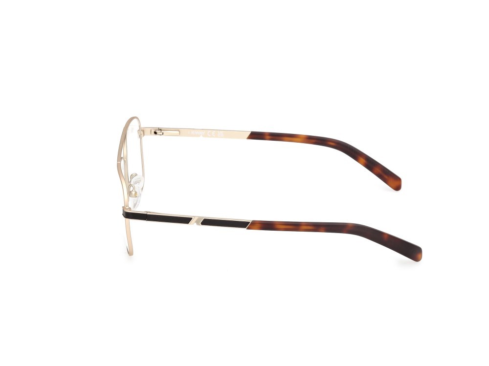 Occhiali da vista K-Way KW5027 (032) colore oro pallido opaco - avana scura forma navigator 