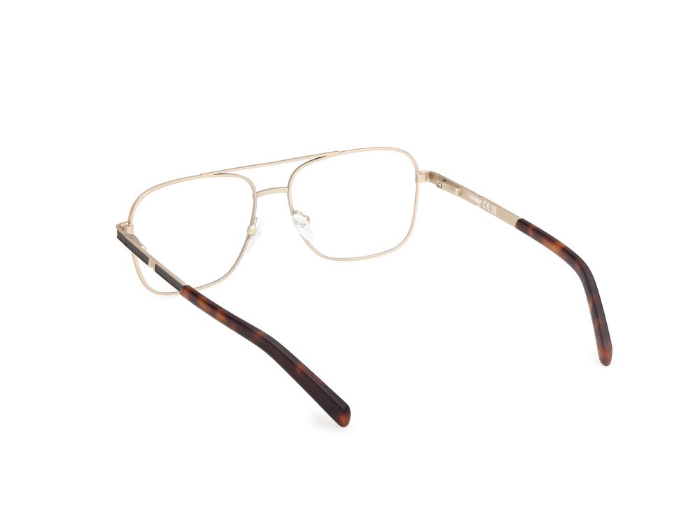 Occhiali da vista K-Way KW5027 (032) colore oro pallido opaco - avana scura forma navigator 