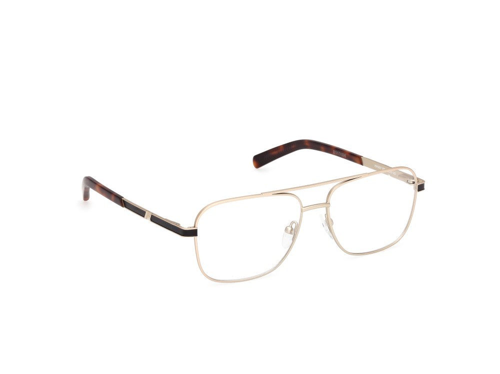 Occhiali da vista K-Way KW5027 (032) colore oro pallido opaco - avana scura forma navigator 