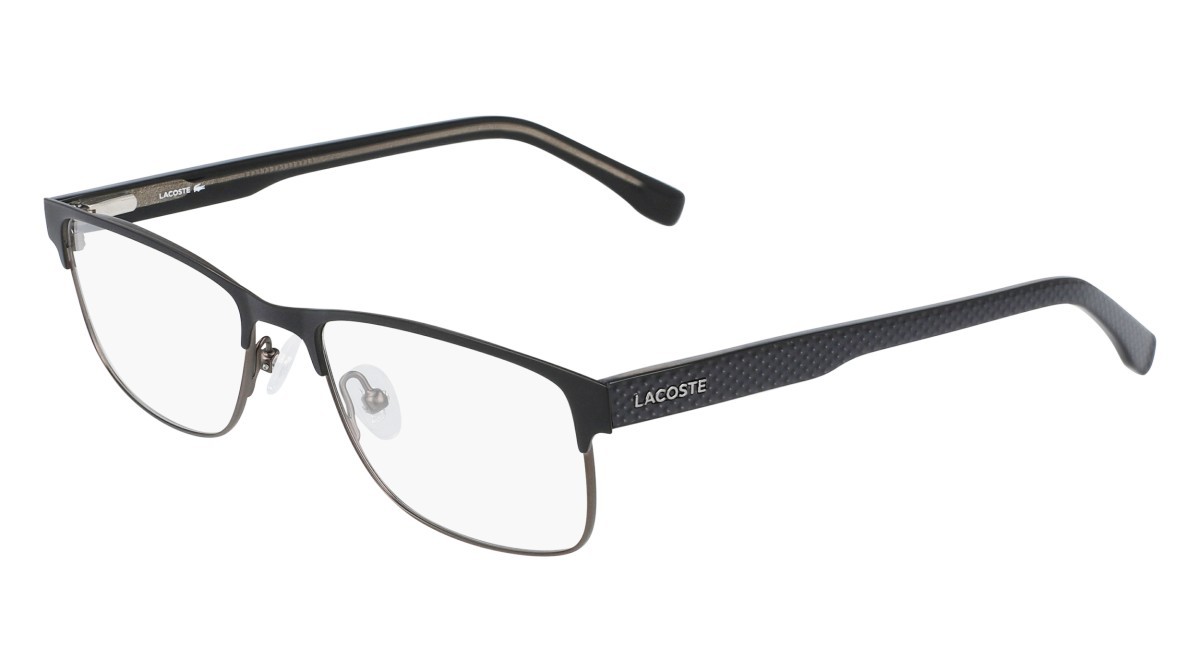 Eyeglasses Lacoste L2217 N (001) color matte black shape rectangle 