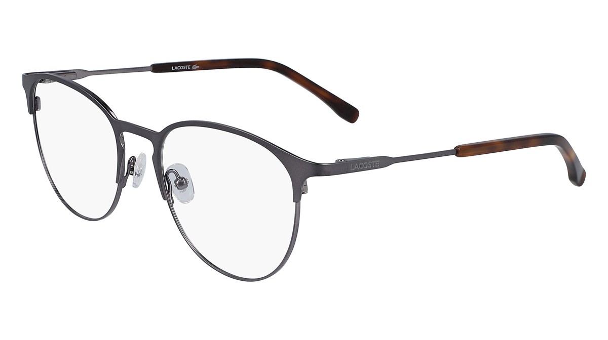 Brillen Lacoste L2251 (033) farbe matte dark gunmetal form oval 