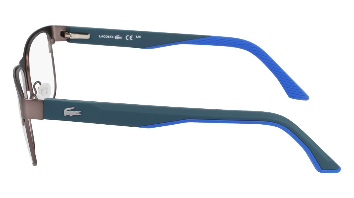 Eyeglasses Lacoste L2291 N (038) color dark grey shape rectangle 