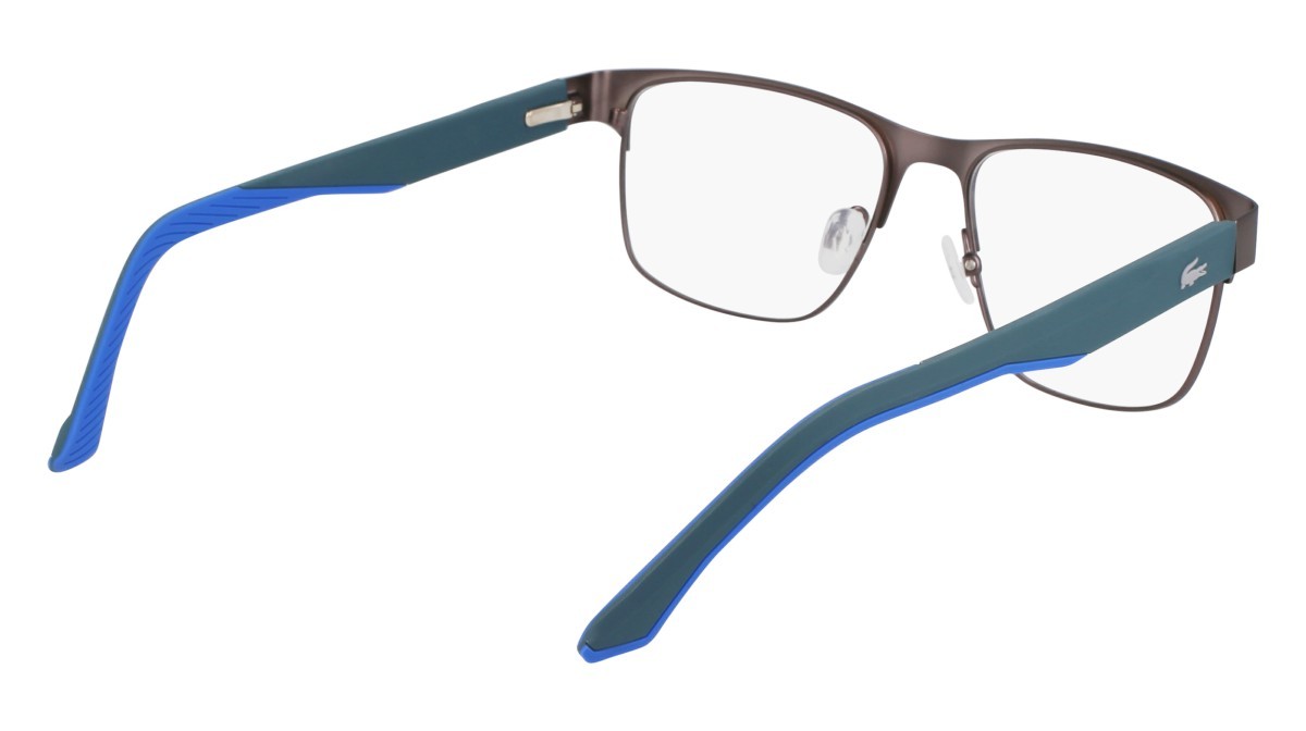 Eyeglasses Lacoste L2291 N (038) color dark grey shape rectangle 