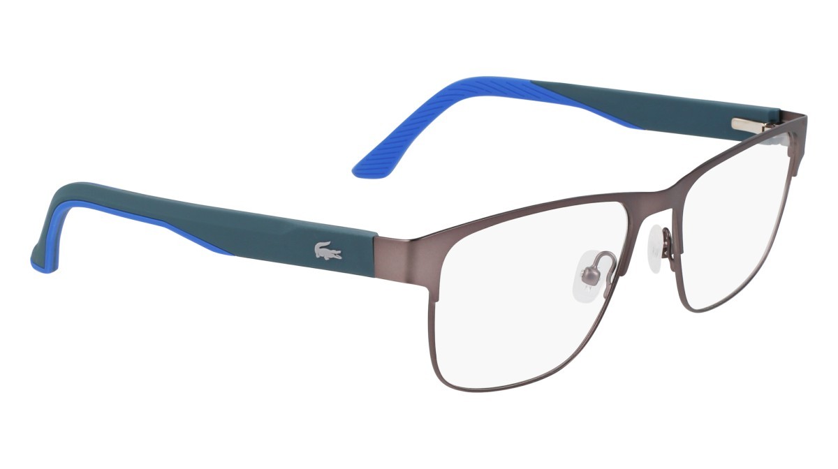 Eyeglasses Lacoste L2291 N (038) color dark grey shape rectangle 