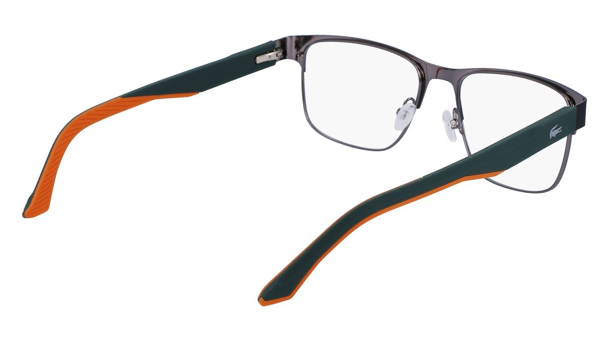 Eyeglasses Lacoste L2291 N (318) color dark green shape rectangle 