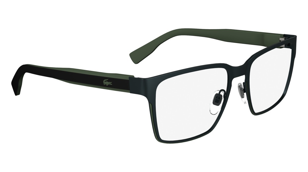Brillen Lacoste L2293 (301) farbe matte green form rechteckig 