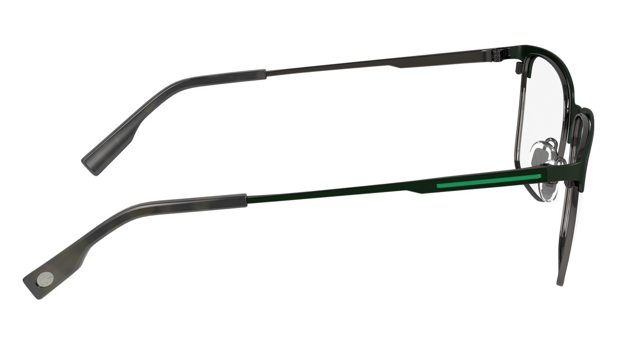 Brillen Lacoste L2295 (301) farbe matte green form rechteckig 