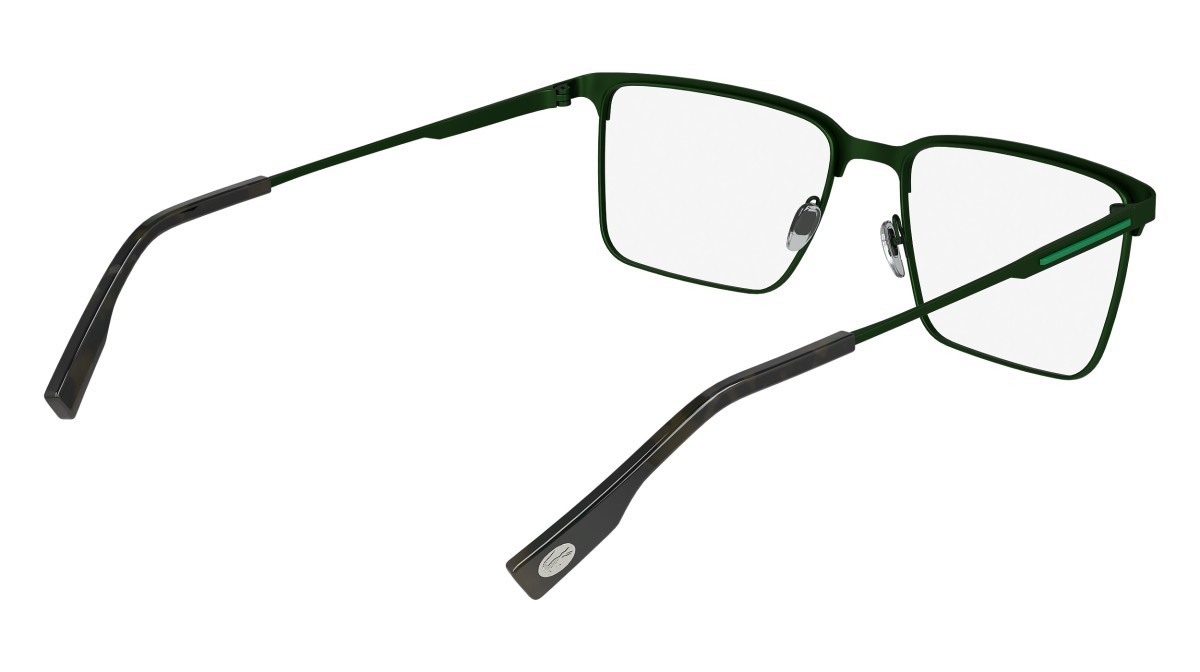 Brillen Lacoste L2296 (301) farbe matte green form rechteckig 