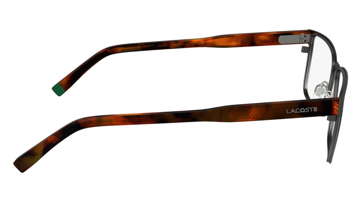 Brillen Lacoste L2297 (033) farbe dark gunmetal form rechteckig 