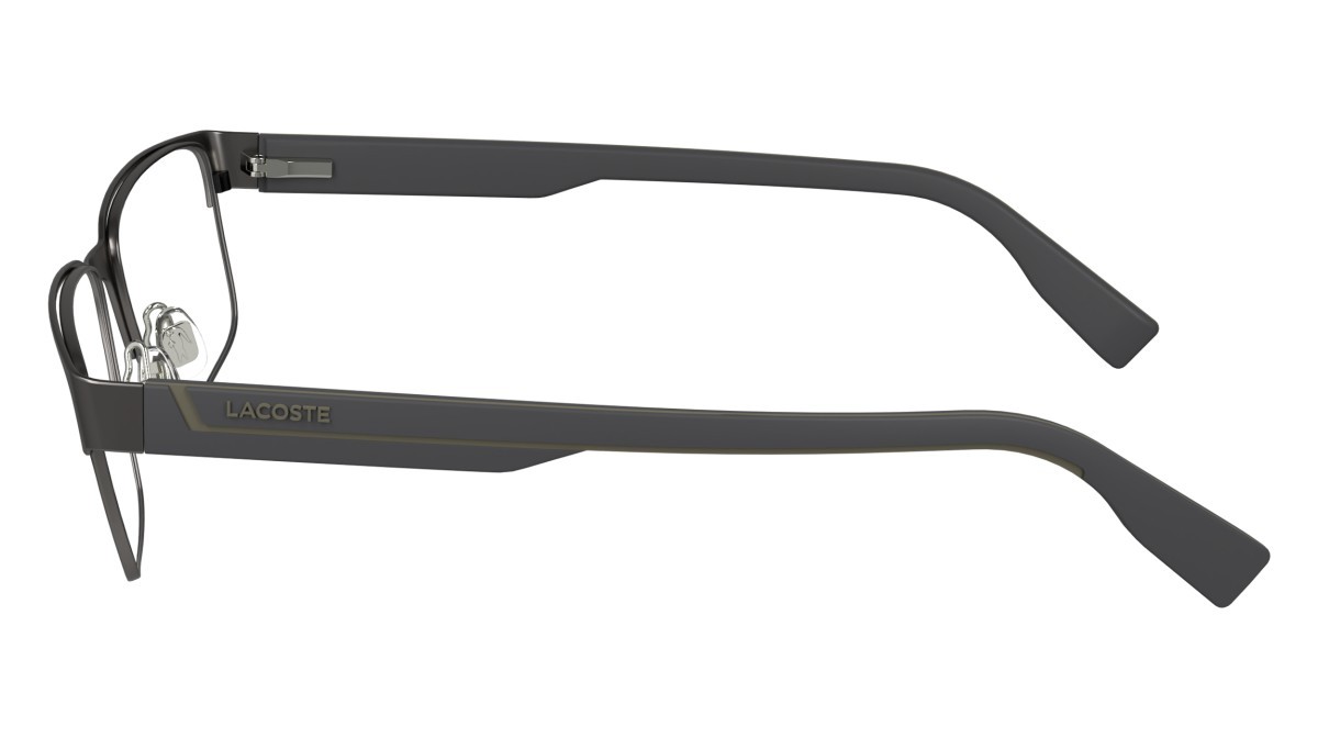 Occhiali da vista Lacoste L2298 N (033) colore matte dark gunmetal forma rettangolare 