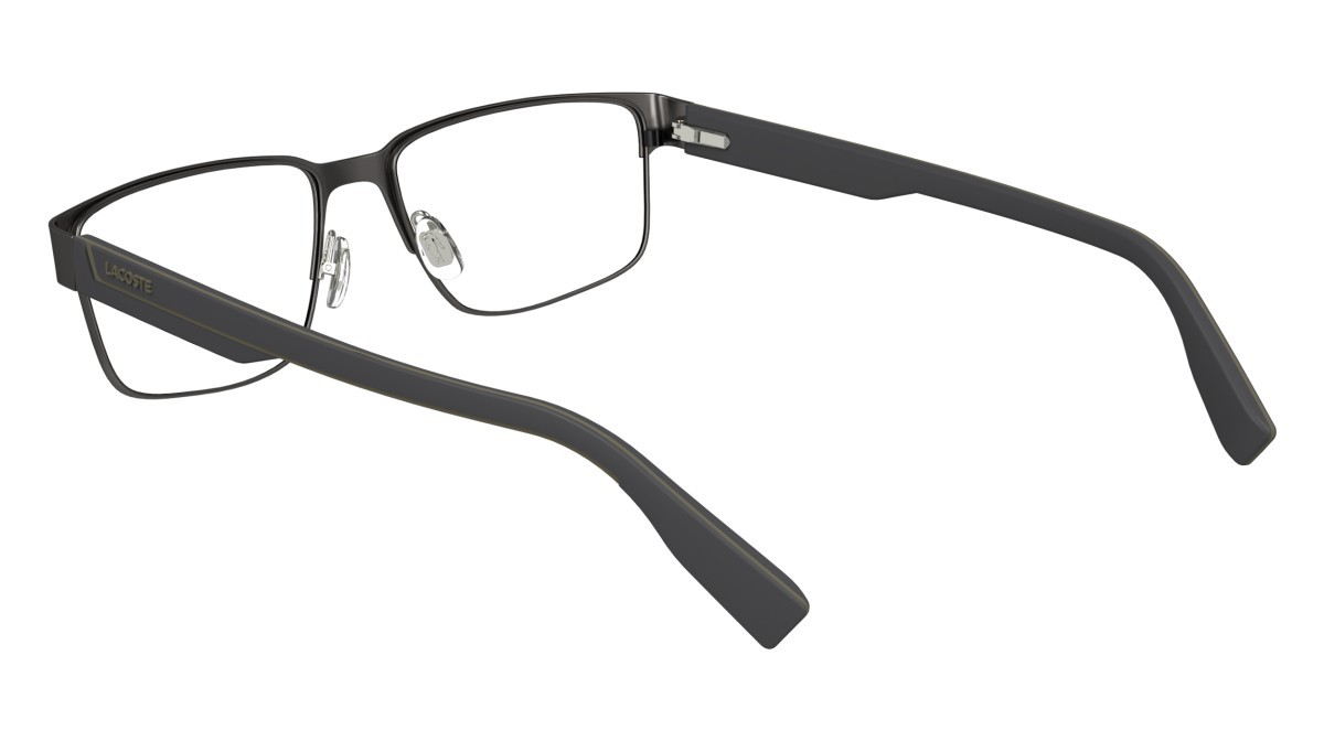 Occhiali da vista Lacoste L2298 N (033) colore matte dark gunmetal forma rettangolare 