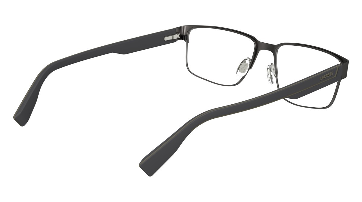 Occhiali da vista Lacoste L2298 N (033) colore matte dark gunmetal forma rettangolare 