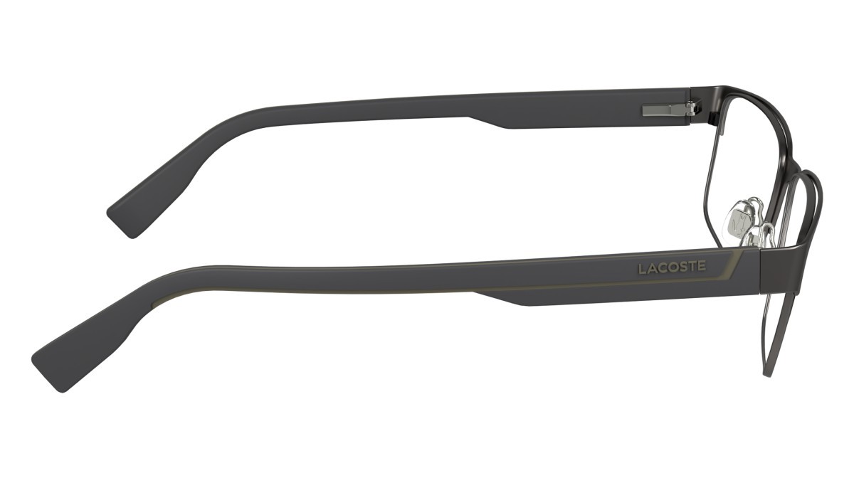 Occhiali da vista Lacoste L2298 N (033) colore matte dark gunmetal forma rettangolare 