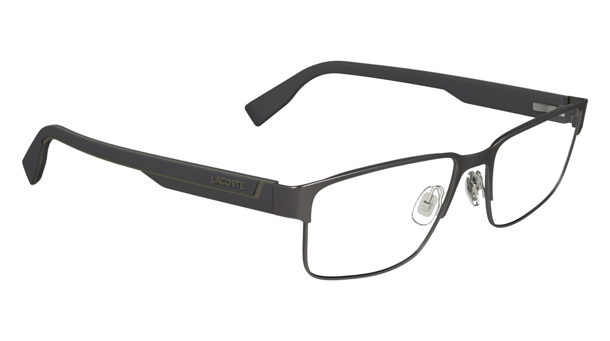 Occhiali da vista Lacoste L2298 N (033) colore matte dark gunmetal forma rettangolare 