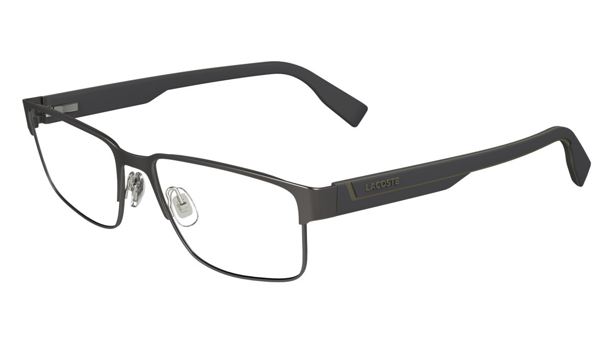 Occhiali da vista Lacoste L2298 N (033) colore matte dark gunmetal forma rettangolare 