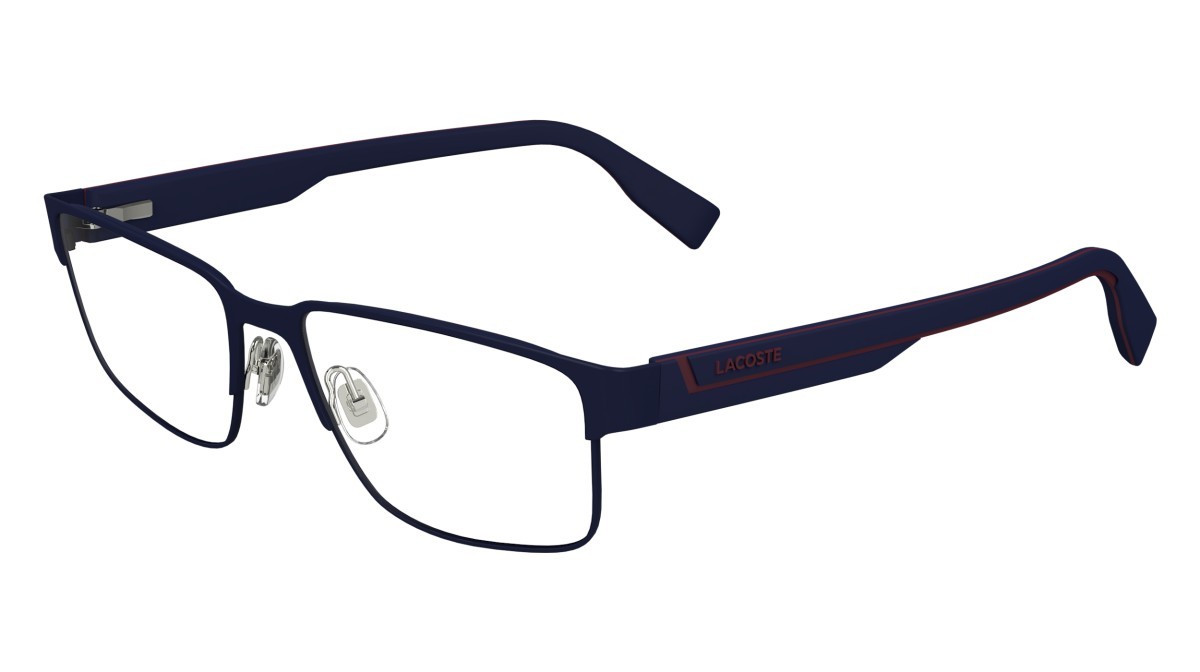 Occhiali da vista Lacoste L2298 N (424) colore matte blue forma rettangolare 