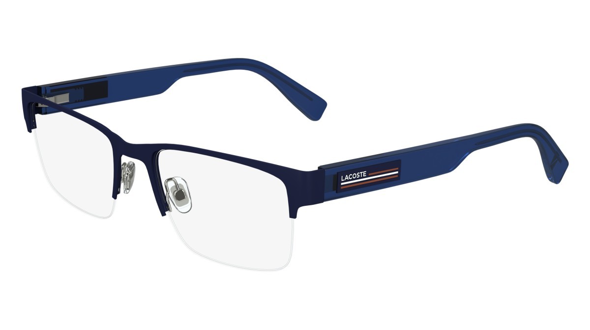 Brillen Lacoste L2299 (424) farbe matte blue form rechteckig 